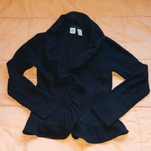 Hwr wool sweater,  hook and eye closure